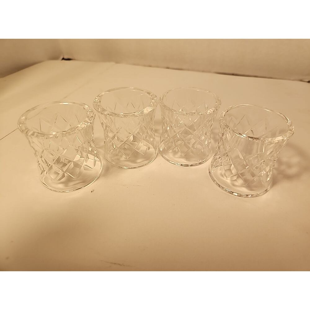 Waterford Napkin Rings Comeragh Vintage Crystal Waterford Napkin Holders - 4 - Picture 4 of 6